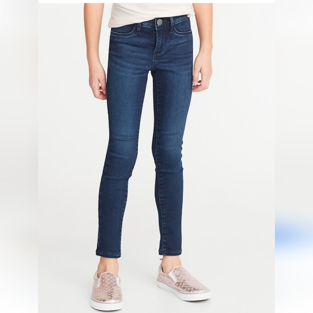Old Navy Ballerina 360° Stretch 24/7 Jeggings | Midnight Blue | Size 12 Girls